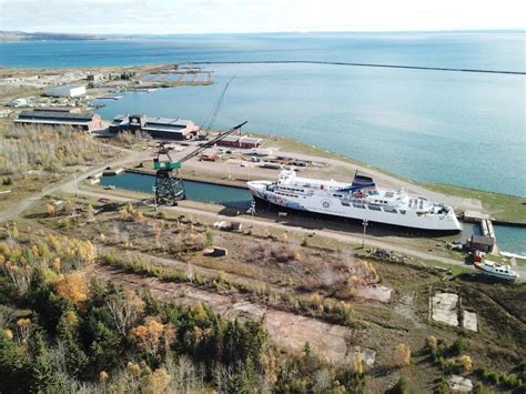 Manitoulin Island Ferry Damaged In Thunder Bay Shipyard Fire Northern Ontario Business