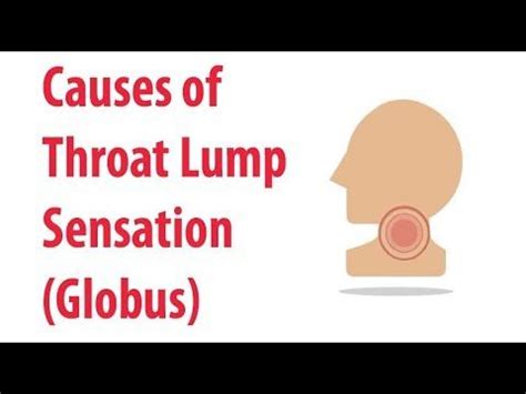 Causes of Throat Lump Sensation (Globus) | Lump in throat, Throat pain ...