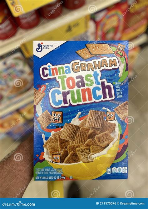 Grocery Store Cinnagraham Toast Crunch Limited Edition Editorial Photo