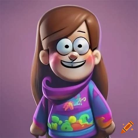 Portrait Of Mabel Pines From Gravity Falls On Craiyon