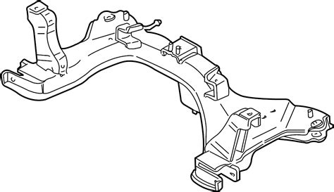 1985 Ford LTD Engine Cradle Escape Mariner To 12 15 03 YL8Z5C145AA