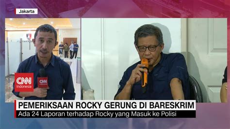 Dugaan Kasus Penghinaan Jokowi Rocky Gerung Diperiksa Bareskrim YouTube