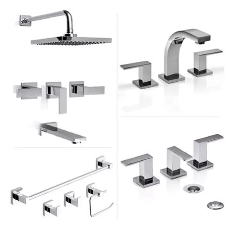 Combo Piazza Level Ducha Lavatorio Bidet Accesorios