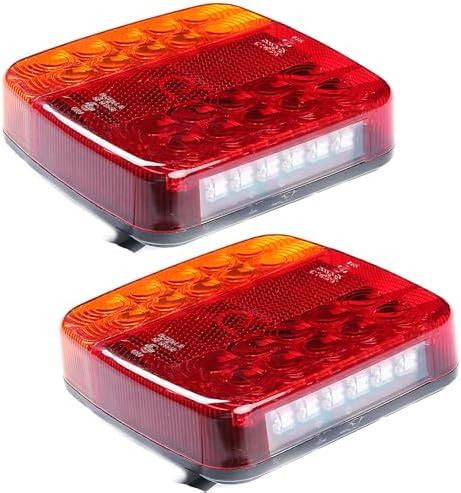 Etuker Pcs Rear Tail Light Led V Functions Trailer Lights With