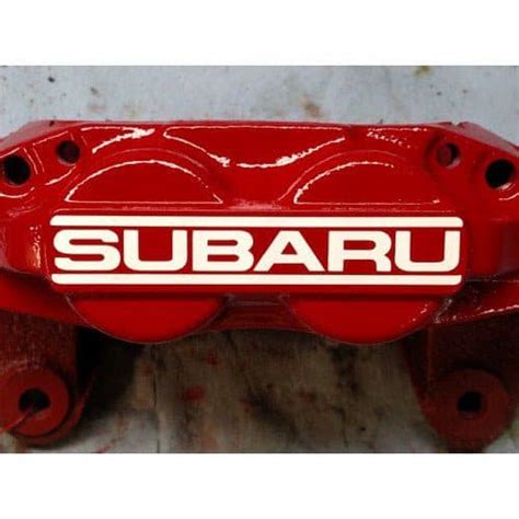 Subaru Brake Caliper Sticker Car Sticker Brake Caliper Sticker