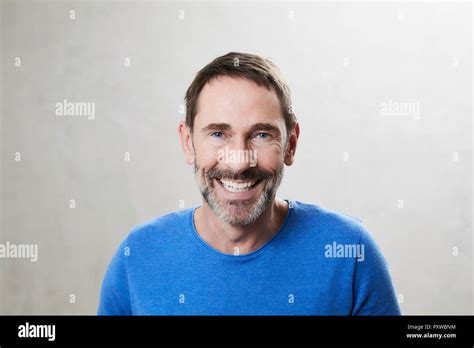 Portrait Of Smiling Mature Man Stock Photo Alamy