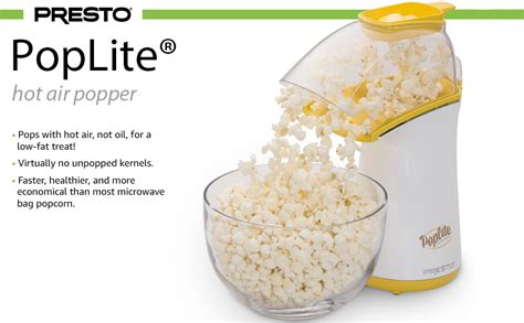 Amazon Presto Poplite Hot Air Popper 1 Size White Electric