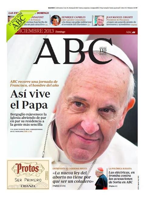 La Portada De ABC Del Domingo 22 De Septiembre Abc Baseball Cards Cards