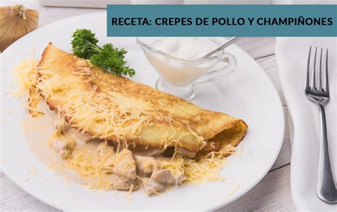 Receta Crepes de pollo y champiñones cookstorming