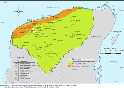 Estado De Yucatan Geografia De Yucatan