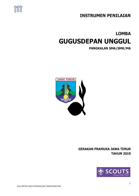 PDF LOMBA GUGUSDEPAN UNGGUL LGU JATIM 2019 PANGKALAN SMA SMK MA