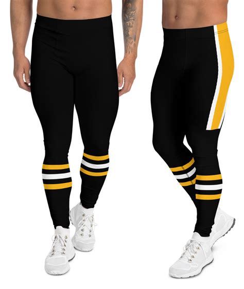 Pittsburgh Penguins NHL Hockey Uniform Men's Leggings - Sporty Chimp ...