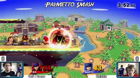 Palmetto Smash Wii U Singles Oes Rango Vs Kaishin Youtube