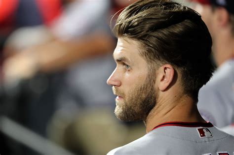 Bryce Harper (wil hair) Bryce harper haircut, Bryce harper hair ...