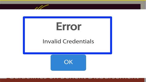 Mahadbt Fix Invalid Credentials Problem Mahadbt Invalid Credentials