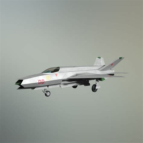 MIG-21Z-F Stealth Fighter 3D Model $20 - .max .fbx .obj .3dm - Free3D