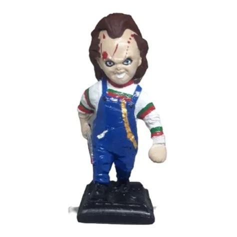 Boneco Chucky Brinquedo Assassino Resina Estatueta Action Figure N