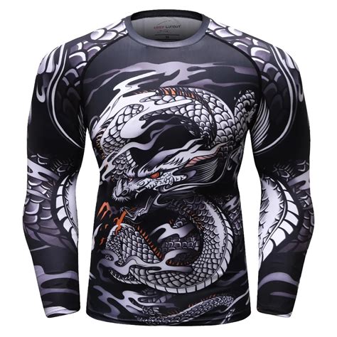 Men D Printed Mma T Shirt Rashguard Bjj Jersey Marvel Compression Tops