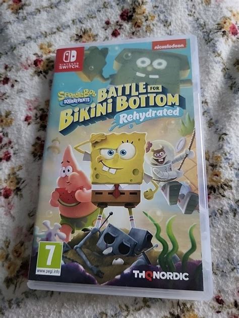 SPONGEBOB SQUAREPANTS BATTLE For Bikini Bottom Rehydrated Nintendo