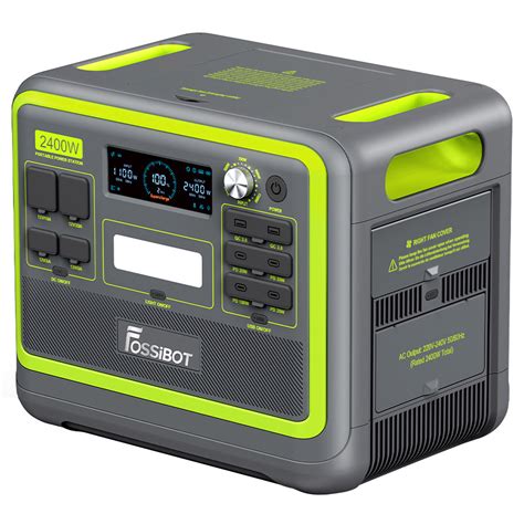 FOSSiBOT F2400 Portable Power Station 2048Wh LiFePO4 Battery Europe