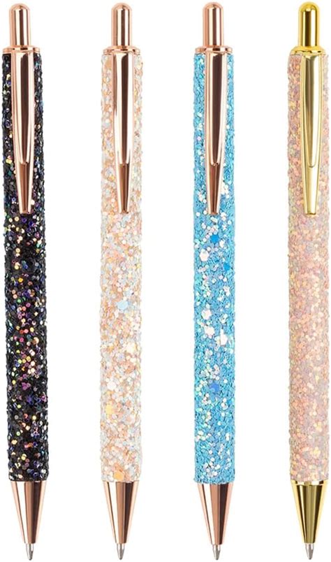 Amazon UUYYEO 4 Pcs Fancy Ballpoint Pens Glitter Gift Pens