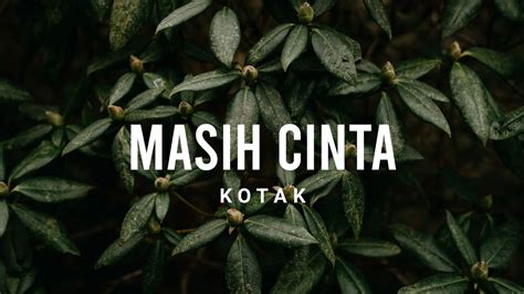 Kotak Masih Cinta Lirik Video Cover Tami Aulia Youtube