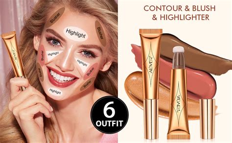 Contour Beauty Wand Liquid Face Concealer Contouring With