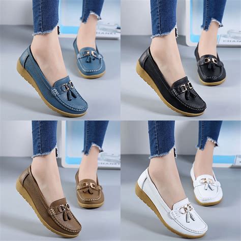 JINTOHO 14 Colors Kasut Perempuan Women S Fashion Loafers Ready