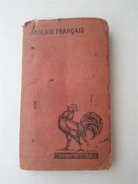 Ancien Dictionnaire De Poche Anglais Fran Ais Eur Picclick Fr