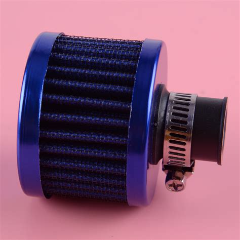 12mm Blue Racing Car Mini Cold Air Intake Filter Turbo Vent Crankcase