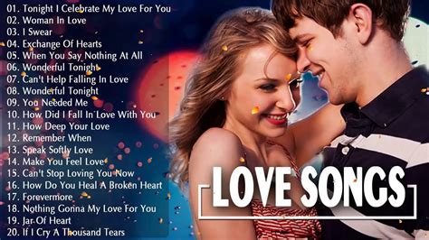 The Best Beautiful Love Songs Collection Greatest English Love Songs Of All Time Youtube