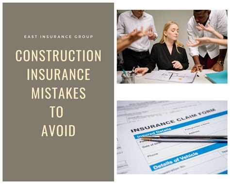 Construction Insurance Mistakes To Avoid