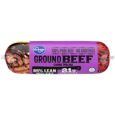 Kroger® 8515 Lean Ground Beef Roll 3 Lb King Soopers