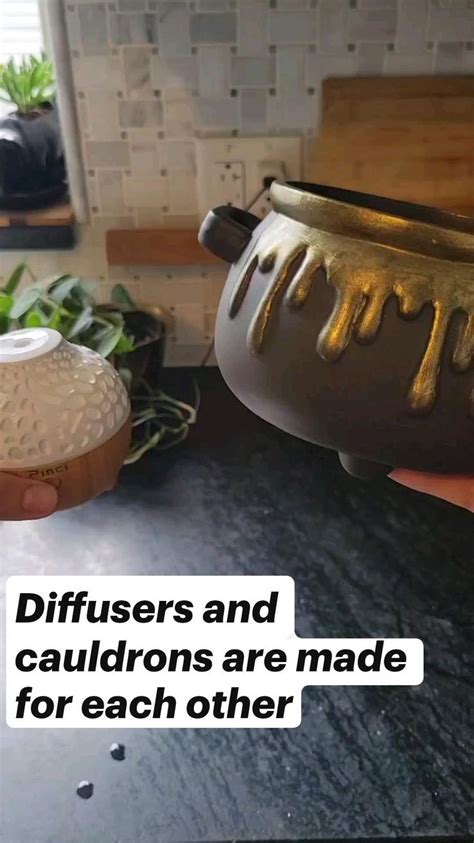 Halloween Diffusers Easy Diy Cauldron Diy Halloween Decorations