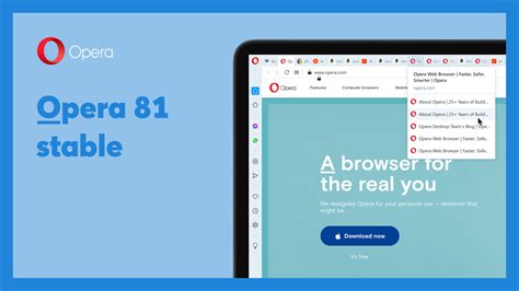 Opera 81 Stable Blog Opera Desktop