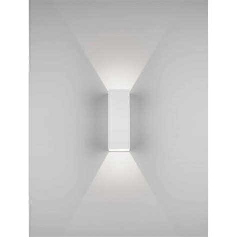 Astro Lighting Oslo 225 Modern Up And Down Bathroom Wall Light In White ...