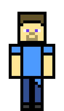 Minecraft Steve Pixel Art