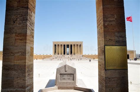 Tomb Of Ismet Inonu In Anitkabir Mausoleum Of Mustafa Kemal Ataturk In