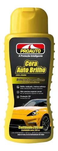 Cera Auto Brilliance 200 Ml Proauto MercadoLibre