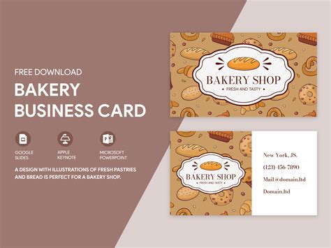 Bakery Business Card Free Google Docs Template By Free Google Docs