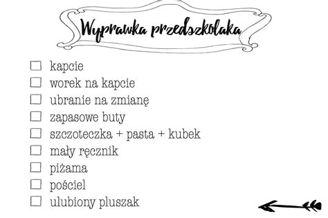 Wyprawka Do Przedszkola Ta Lista Z Pewno Ci Ci Si Przyda