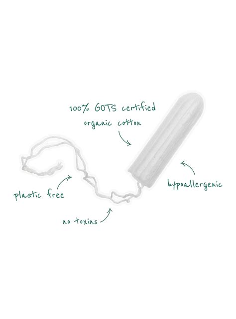 Organic Cotton Tampons Sustainable Period Care Dame