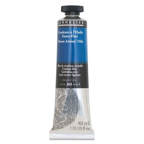 Sennelier Artists Extra Fine Oil Paint Cerulean Blue Ml Tube