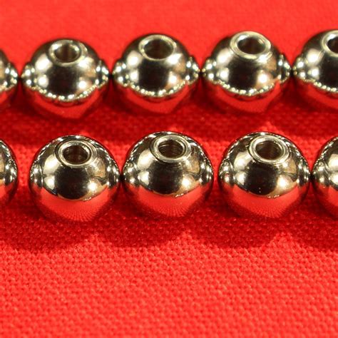 6mm Round 304 Stainless Steel Silver Tone Spacer Beads 1020 Etsy Spacer Beads Engraved