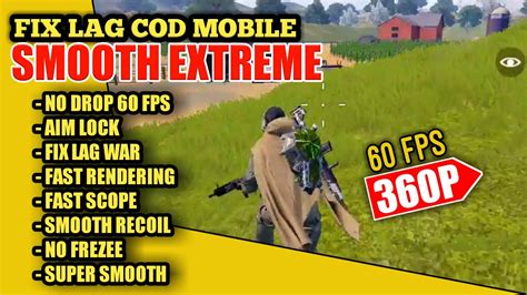 FIX LAGS CODMCONFIG SMOOTH EXTREME 60 FPS LOCK SUPER STABLE NO