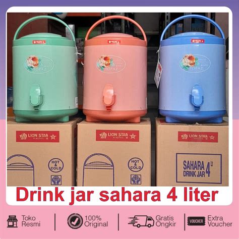 Jual Drink Jar Sahara Lion Star 3 4 10 12 Liter Shopee Indonesia