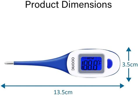 Digital Thermometer Accurate Oral Thermometer With Flexible Tip