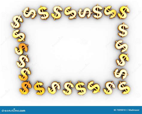 Dollar Frame Stock Photo Image 7309810