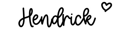 hendrick  meaning origin variations