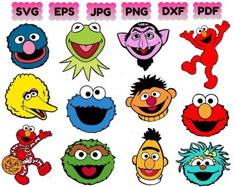 Elmo Svg Sesame Street Svg Elmo Cricut Sesame Street Cricut Cookie